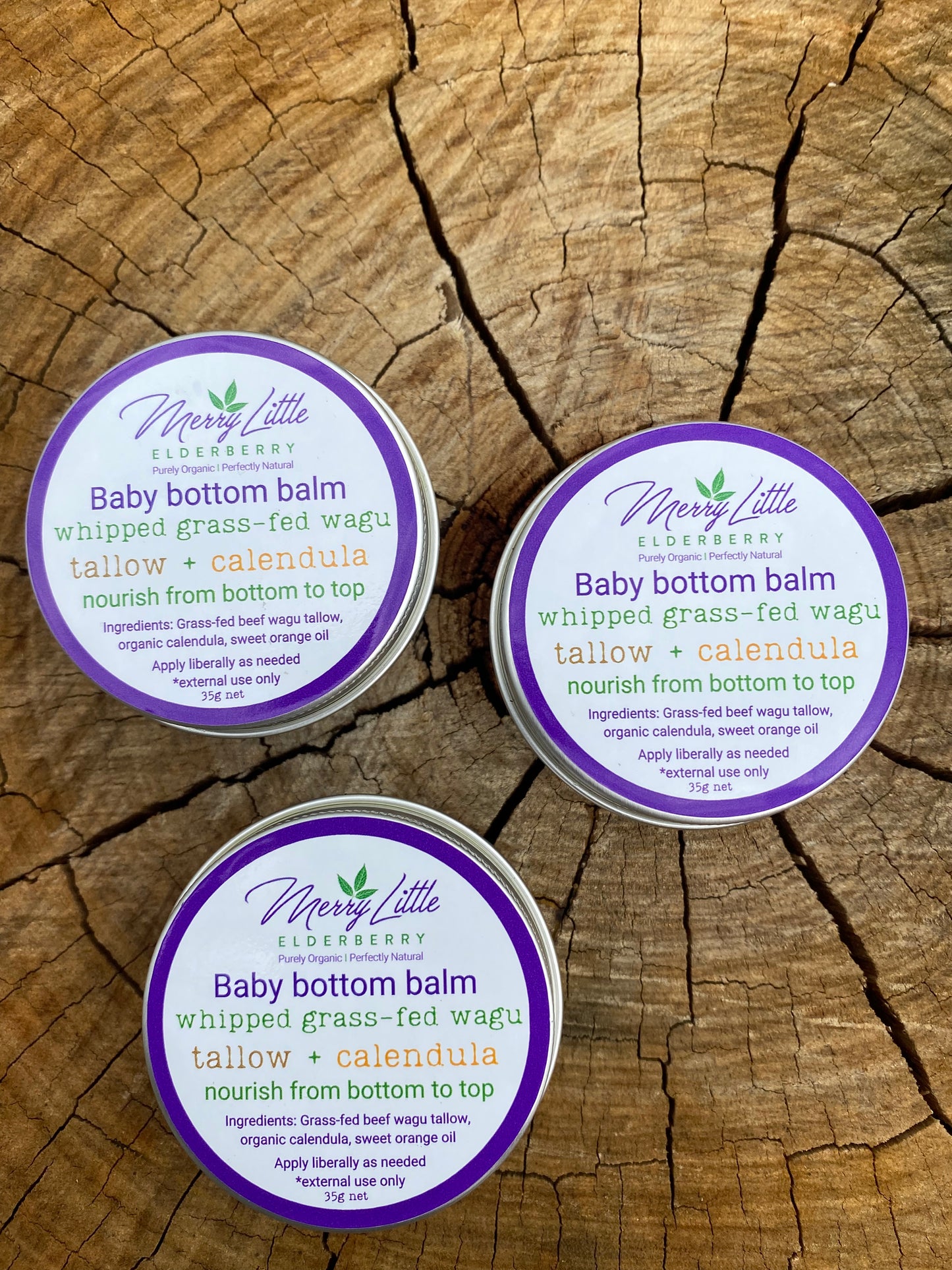 Baby Bottom Balm – Whipped Tallow & Calendula