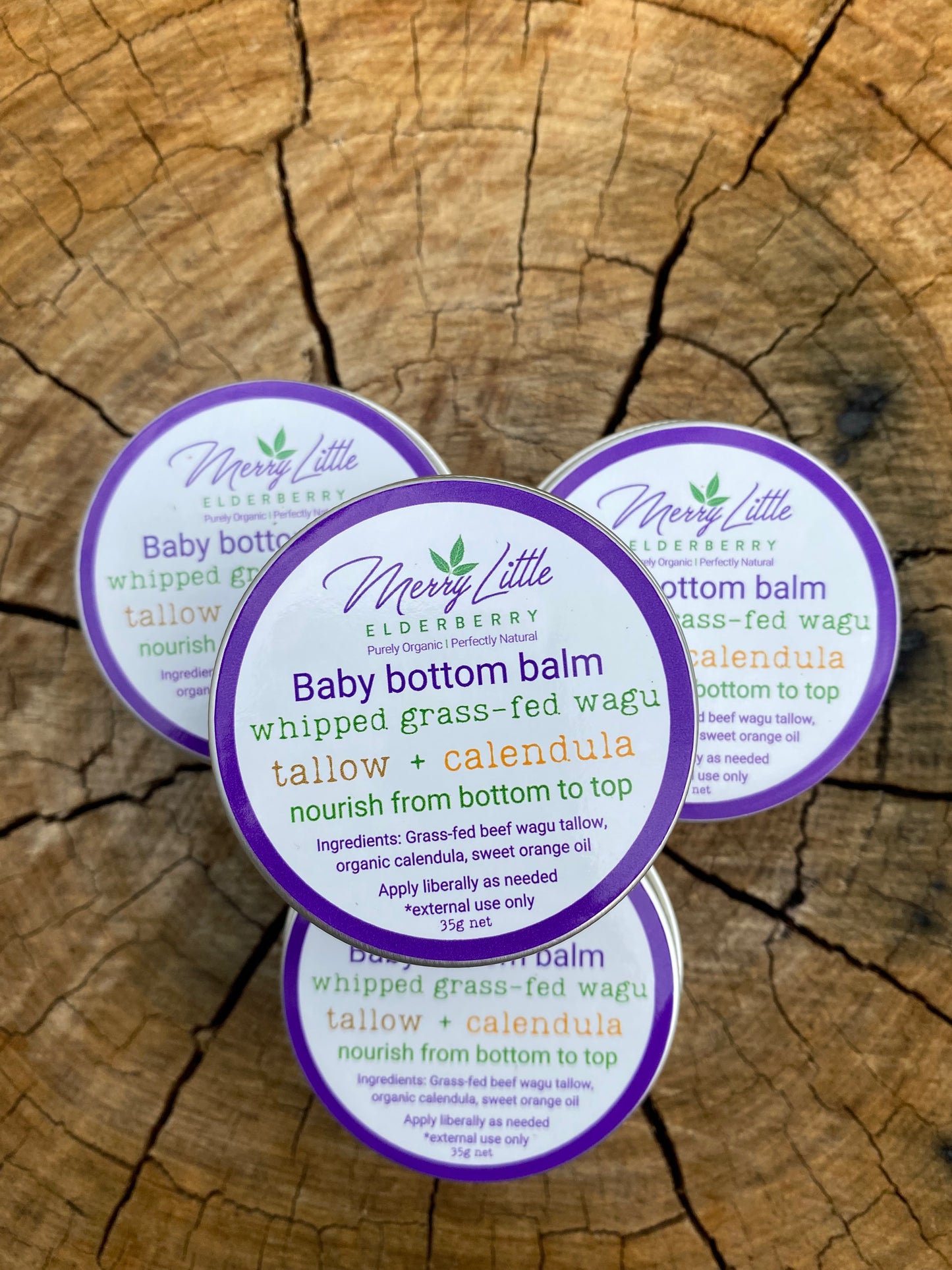Baby Bottom Balm – Whipped Tallow & Calendula