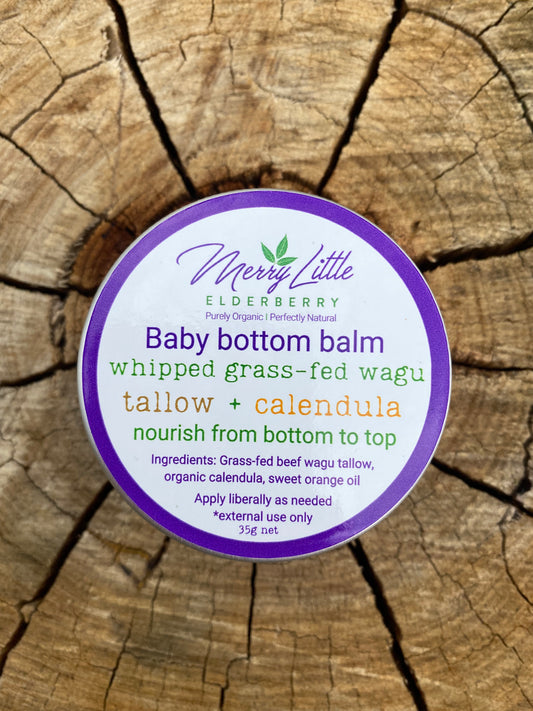 Baby Bottom Balm – Whipped Tallow &amp; Calendula