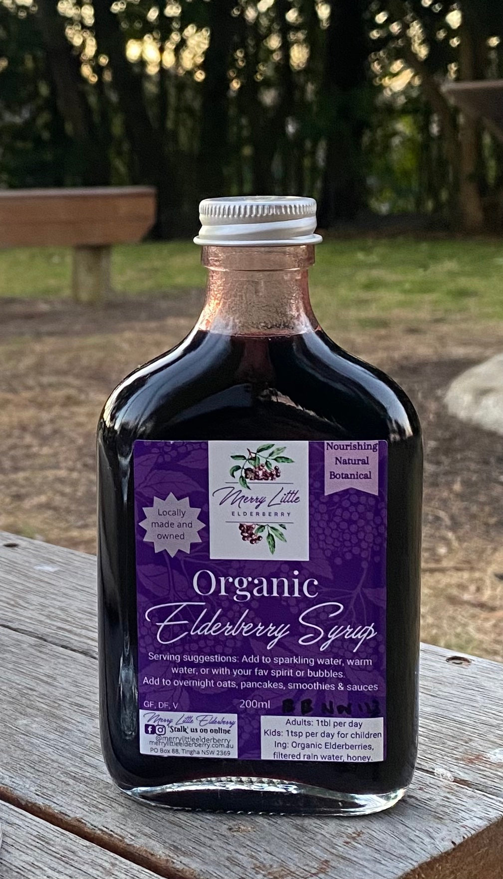 Organic Elderberry Syrup